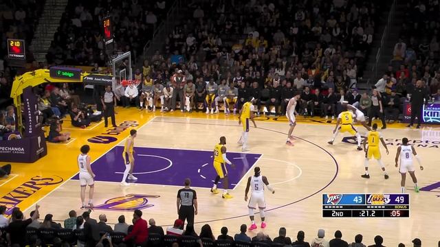Game Recap: Lakers 116, Thunder 104 смотреть онлайн