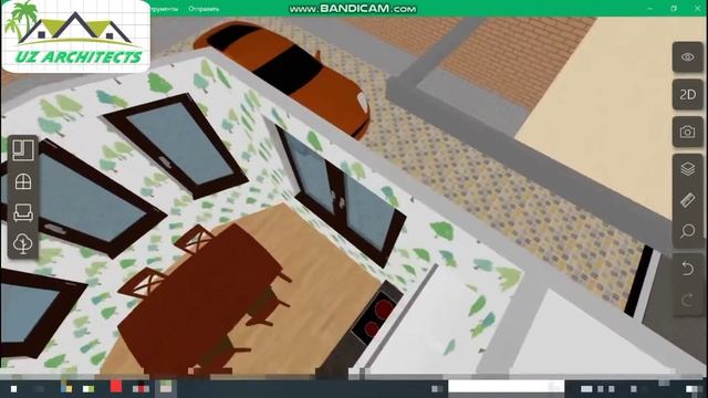 UZBEK UYLARI  PROYEKTI 3D / UY CHIZMASI / HOME DRAWING 3D / ПЛАН ДОМА ЗД