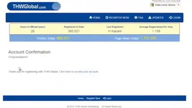 THW Global En Español 2016 DINERO EXTRA EN LA WEB