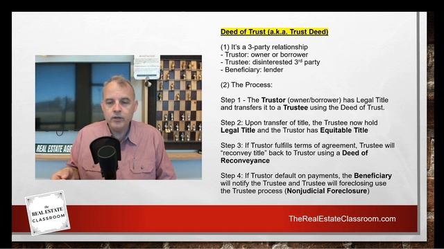 Trust Deed (Deed of Trust) | Real Estate Exam Prep Videos смотреть онлайн