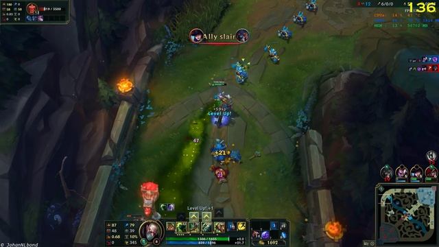 League of Legends Singed benchmark on GTX 1050 4K смотреть онлайн