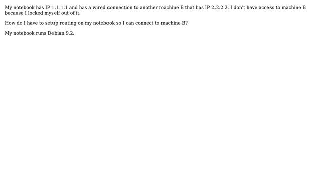 Unix & Linux: Access host on network B from machine on network A смотреть онлайн
