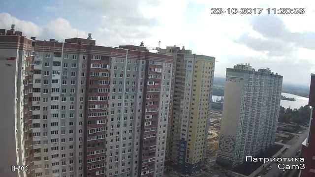 ЖК "Патриотика" cam55 (2017-10-23) смотреть онлайн