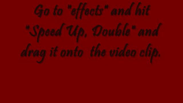 Speed Up, ThresHold Effects #1 смотреть онлайн