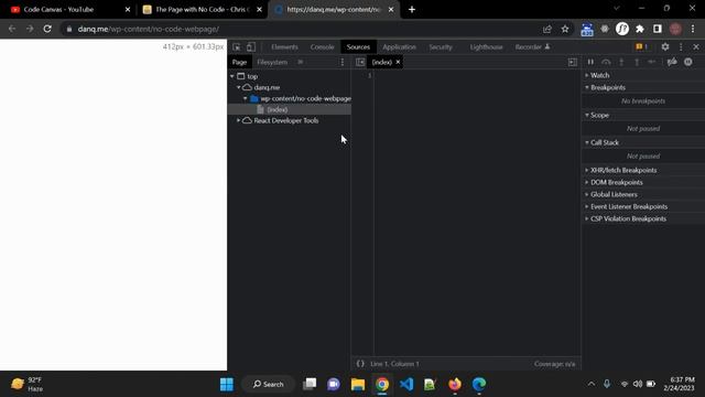 The Page With No Code ! смотреть онлайн
