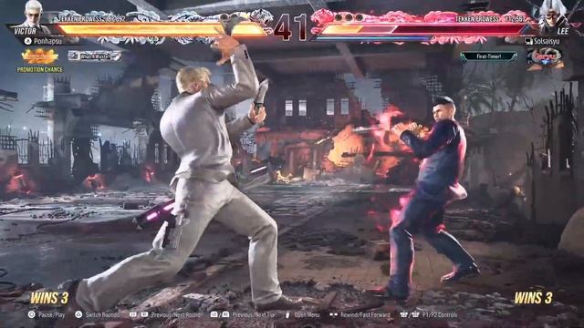 Vanquisher rank viktor vs Garyu rank Lee смотреть онлайн