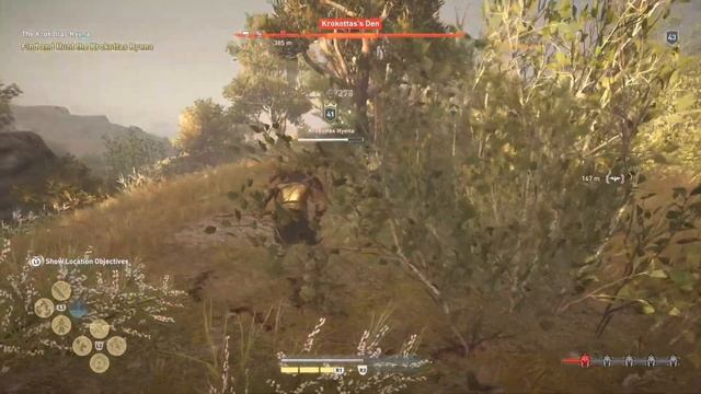 AC Odyssey The Krokottas Hyena Boss Fight смотреть онлайн