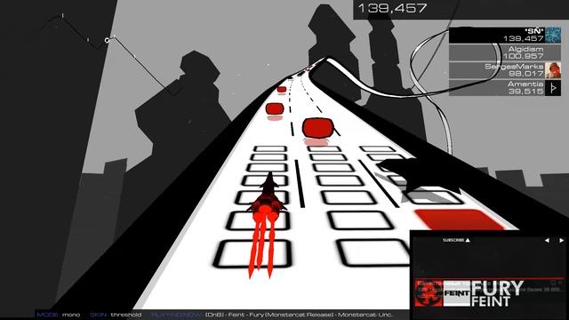 Audiosurf 2 | Feint - Fury смотреть онлайн