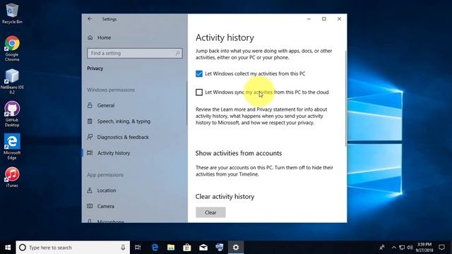 How to Disable Timeline in Windows 10 смотреть онлайн