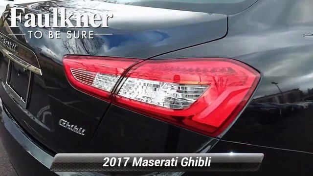 Certified 2017 Maserati Ghibli S Q4, Willow Grove, PA H1256764 смотреть онлайн