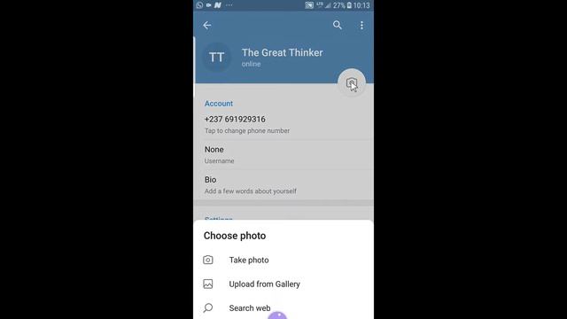 How to set a profile picture for a telegram account смотреть онлайн
