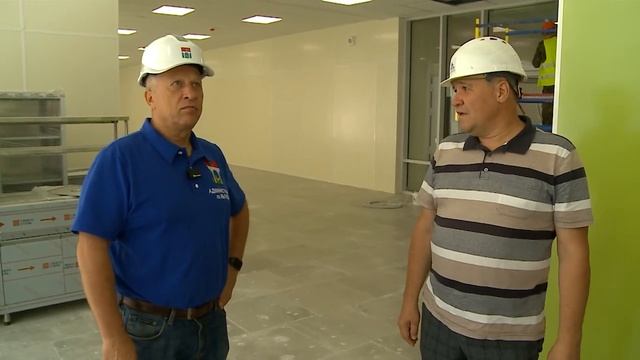 Цель – успеть к первому сентября: строительство школы в микрорайоне 25А набирает обороты