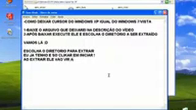 TUTORIAL#1-Como botar CURSOR Windows 7 No Windows XP смотреть онлайн