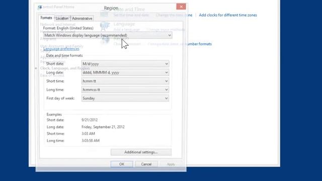 Windows 8 Desktop Version Change the System Locale смотреть онлайн