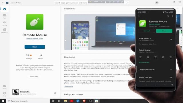 How To Use Mobile Phone As A Mouse/Keybord For Laptop Or PC смотреть онлайн