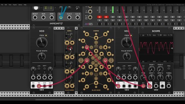 Patch From Scratch With Cosmos From Black Noise Modular