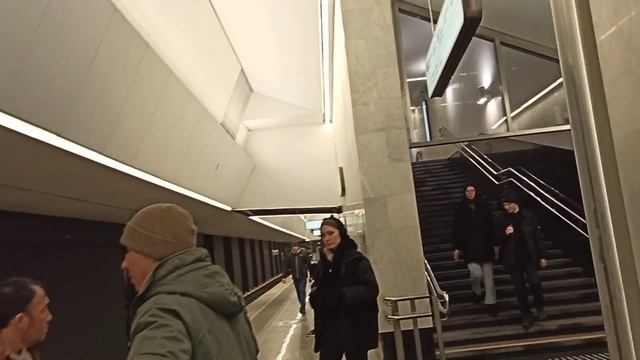Станция метро Нагатинский Затон БКЛ. смотреть онлайн