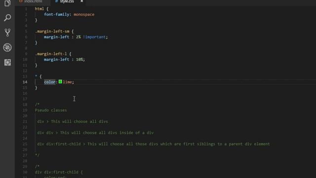 What are Type & Universal selectors in CSS смотреть онлайн