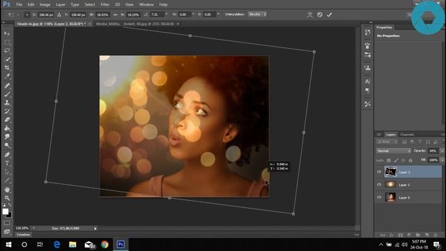 Light Effect Filter Photo - Adobe Photoshop Tutorial смотреть онлайн