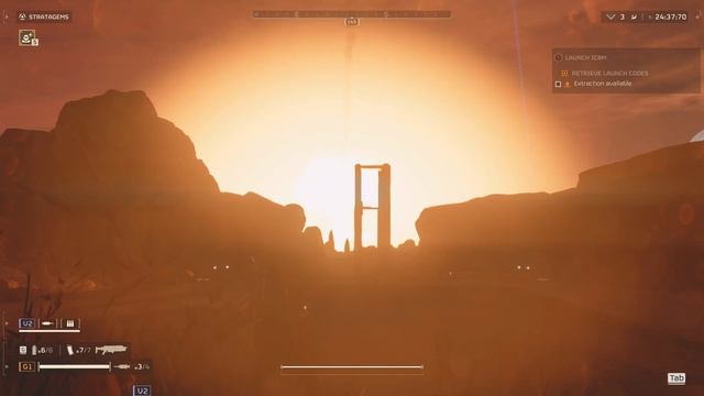 Massive Nuclear Explosion From ICBM | Helldivers 2 смотреть онлайн