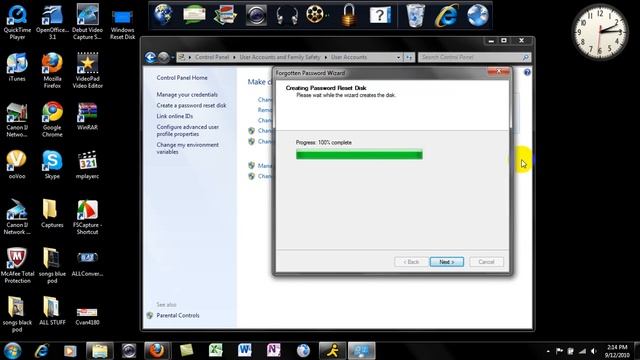 How To Create A Windows Password Reset Disk Windows 7 & Vista смотреть онлайн