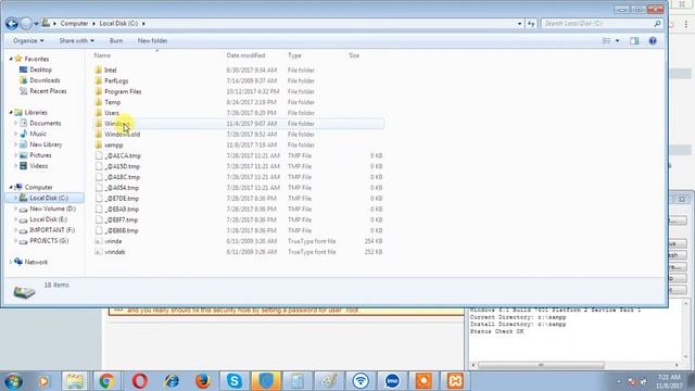 How to Install a Localhost Server on Windows use by Xampp Tutorial 02 смотреть онлайн