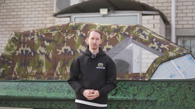 Казанка М! Ходовой тент и сдвижная система для дуг! смотреть онлайн