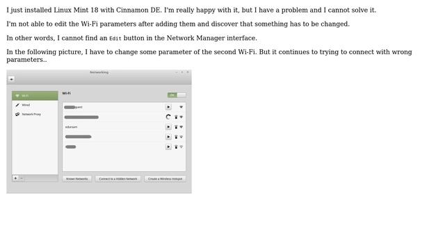 Unix & Linux: Edit WiFI parameters in Linux Mint 18 (Cinnamon) (3 Solutions!!) смотреть онлайн