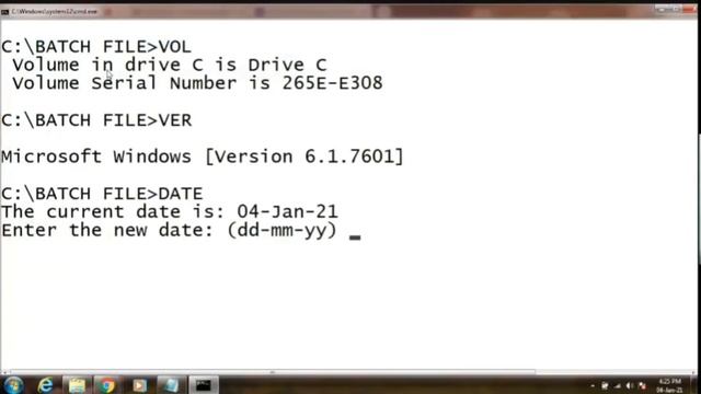 Batch File in Ms-DOS смотреть онлайн