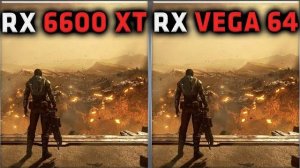 RX 6600 XT vs RX VEGA 64 Benchmark – 59 Tests