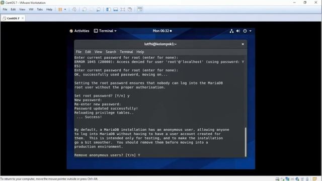 Install CentOS + lamp + static ip смотреть онлайн