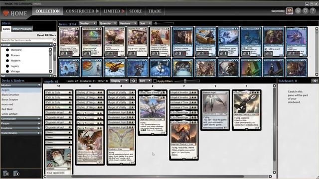 Magic The Gathering  Online Modern Open Play  - Angel Tribal