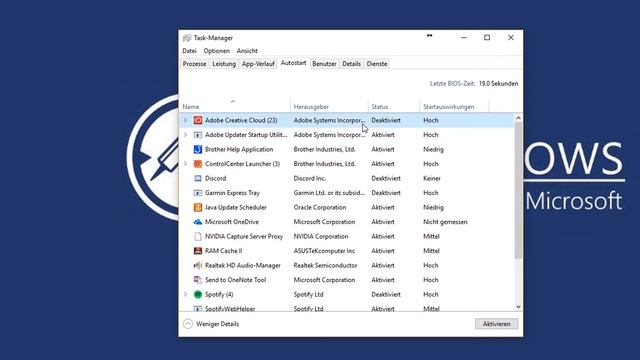 Autostart-Programme deaktivieren in Windows 10 - Windows 10 FAQs смотреть онлайн