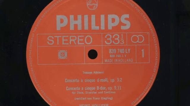 Tomaso Albinoni: 4 Concerti a cinque (H.Holliger, I Musici, F.Ayo) смотреть онлайн