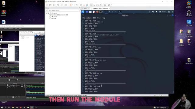 Recon-ng (configuring whois and subdomain) смотреть онлайн