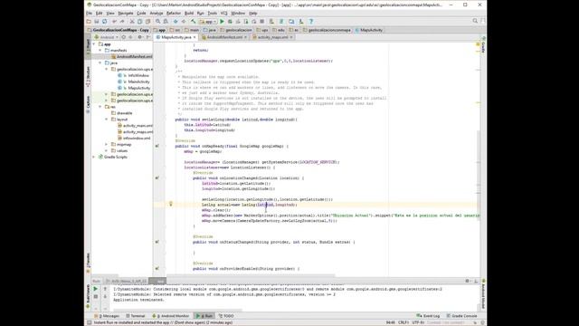 Geolocalizacion en Android Studio (con Mapa) смотреть онлайн