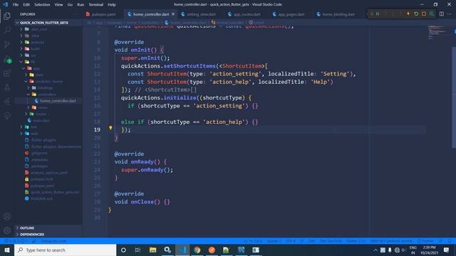 Eponymous(IOS)/App Shortcuts(Android) with Flutter Quick Action Library || Flutter || GetX смотреть онлайн