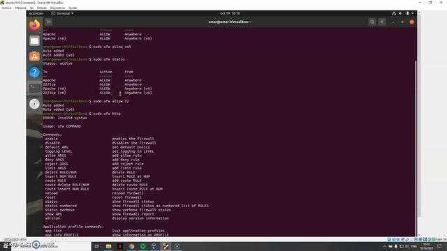 Configuracion de firewall ubuntu смотреть онлайн