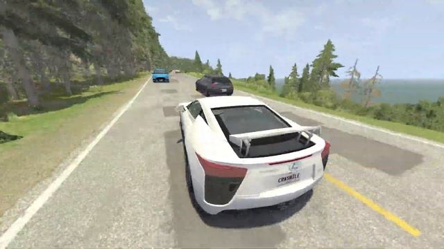 High Speed Traffic Crashes #10 BeamNG Drive | Crashi letsplay смотреть онлайн