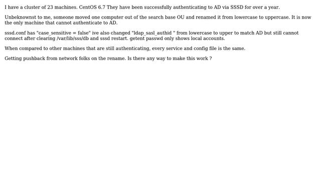 Unix & Linux: SSSD not authenticating to AD смотреть онлайн