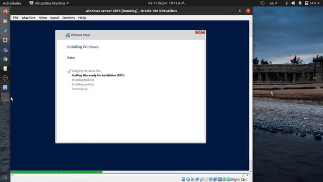 Practica No. 3, Instalación de Windows Server 2019 en VirtualBox смотреть онлайн