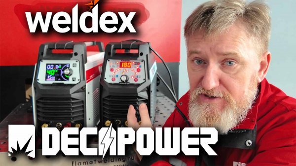 #DECAPOWER новый сварочный аппарат #TIG #PULSE 200 на WELDEX, и новый аппарат плазменной резки
