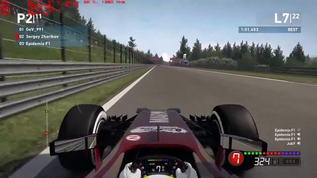 F1 OC - Round 10 - Belgian GP смотреть онлайн