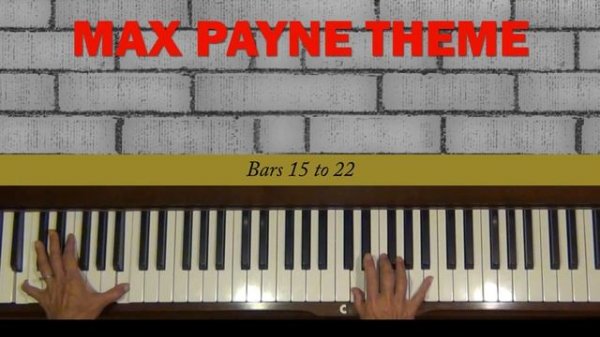 Max Payne Theme Piano Tutorial