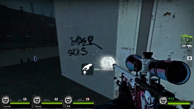 Left 4 Dead 2 - cs_assault Custom Survival Map Gameplay Walkthrough смотреть онлайн