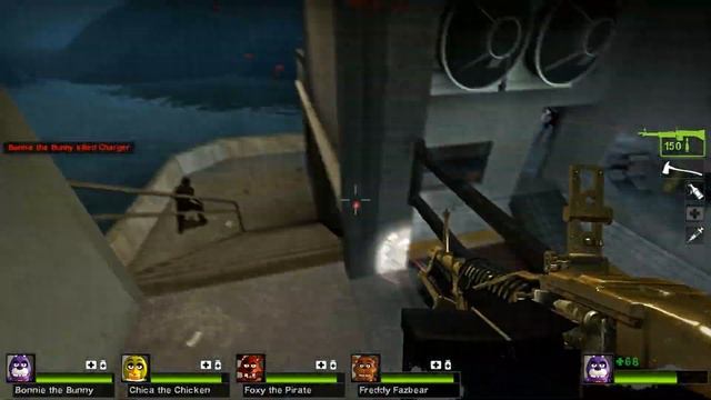 Bonnie the Bunny Vs Nazi Zombies - Epic Battle - Left 4 dead 2 Gameplay (L4D2 FNAF Custom Mod) смотреть онлайн