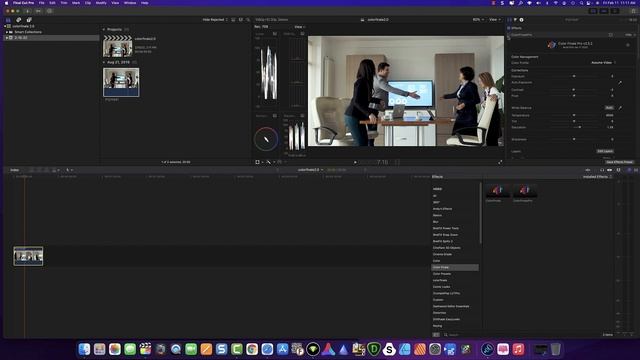 How to color grade using color finale 2.0 (easy) смотреть онлайн