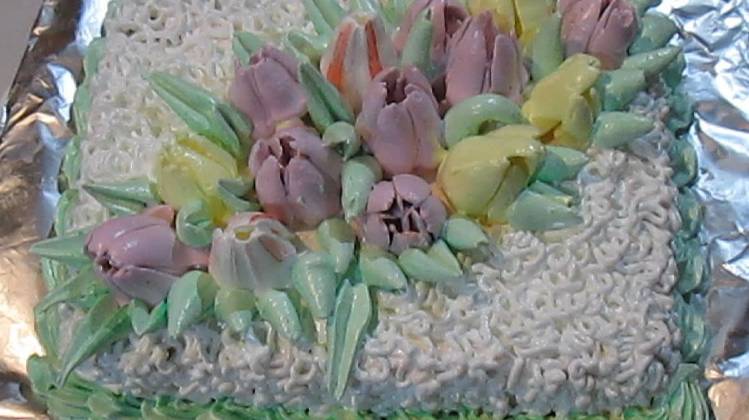 Украшение торта белково-заварным кремом смотреть онлайн