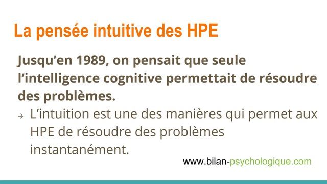 La pensée intuitive des HPE - leur 6ème sens ! смотреть онлайн