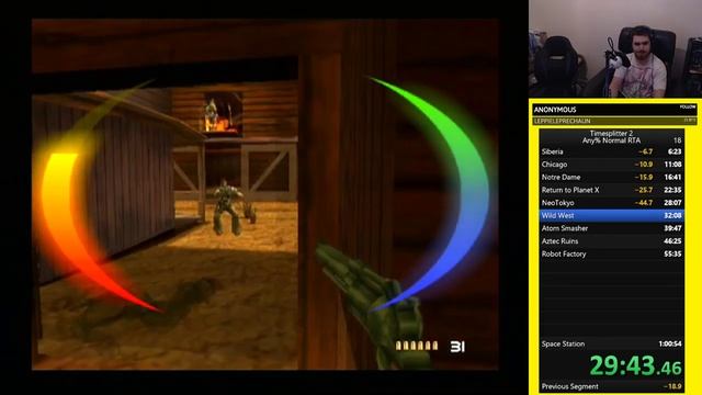 Timesplitters 2 Speedrun Any% Normal - 52:00 (RTA 58:37)